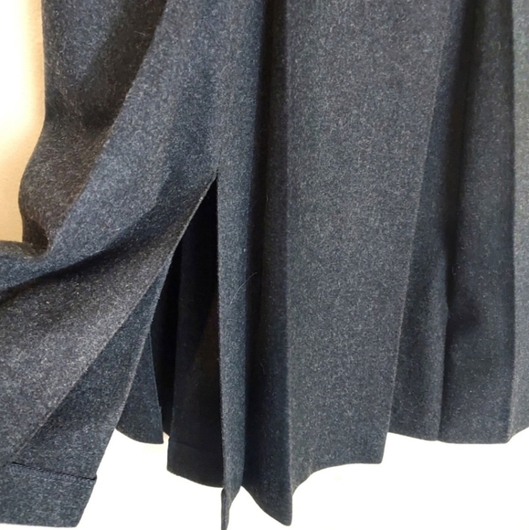 CHRISTA MODEN Austrian Grey Wool Walking Skirt 6 - Picture 4 of 7